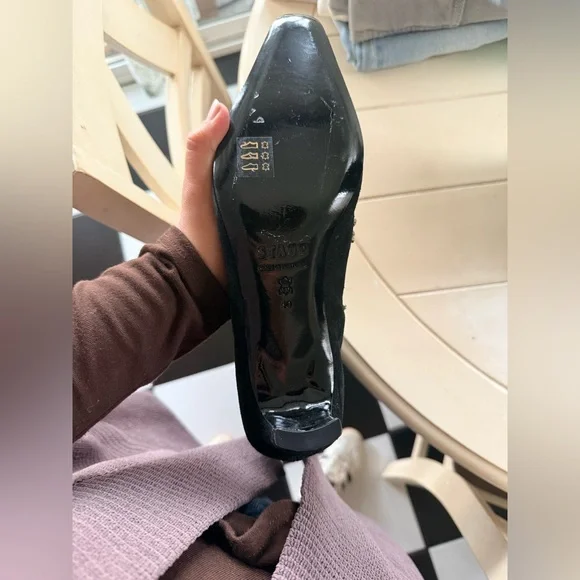 Black Embellished Knee-High Boots - Picture 3 of 13